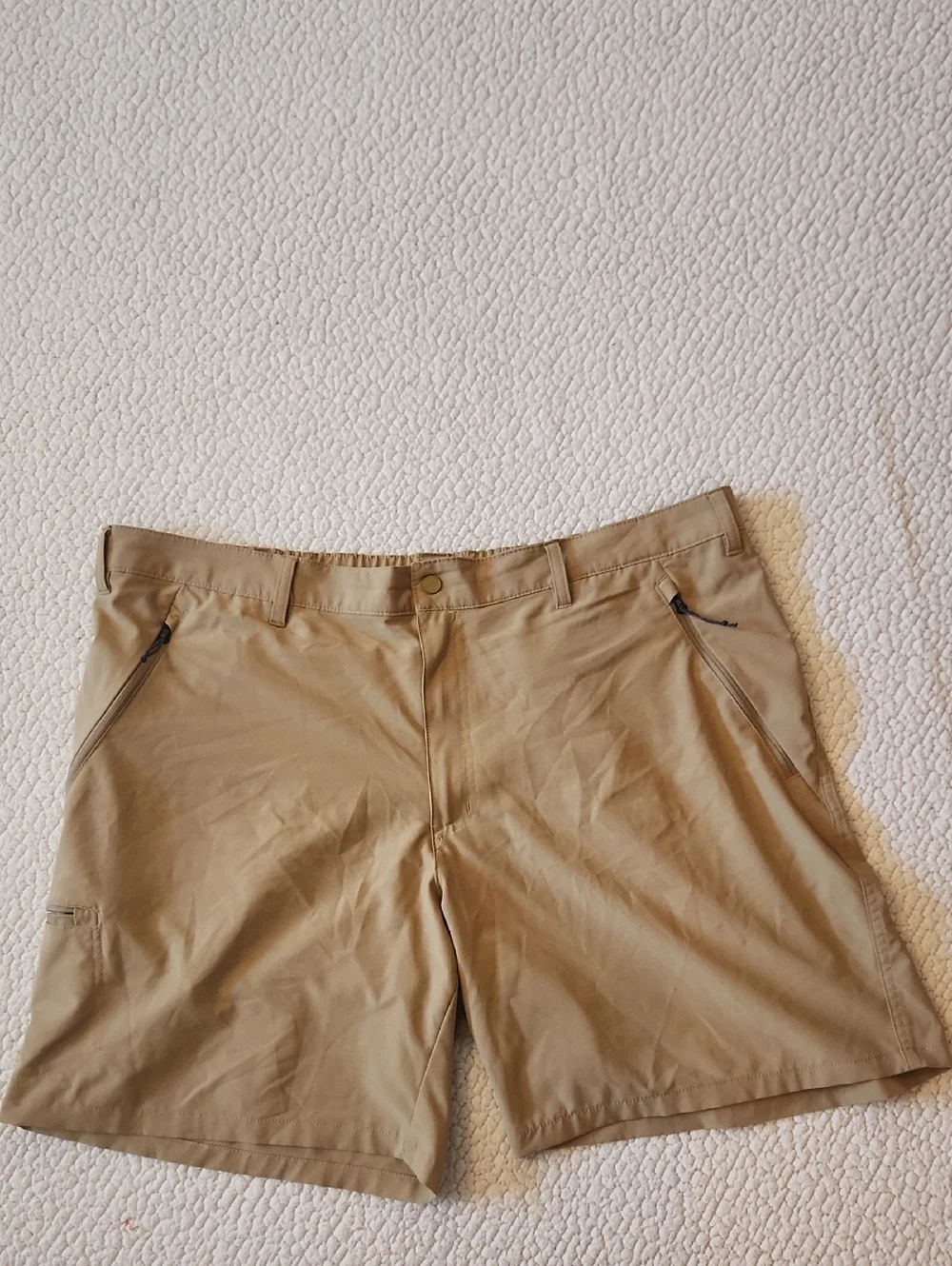 Columbia Gorpcore Sportswear Mens Khaki Shorts Hikiing Camping